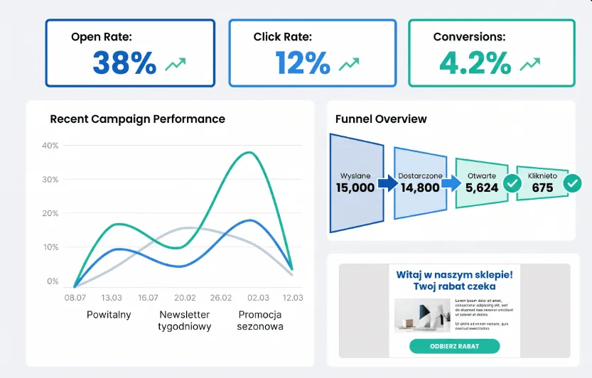 Statystyki E-mail marketing