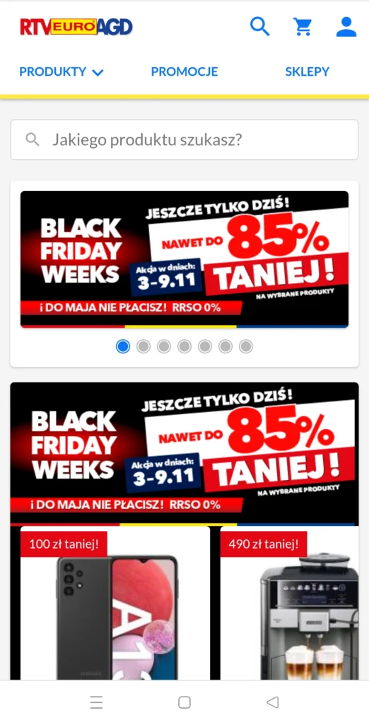 promocja black friday przykład