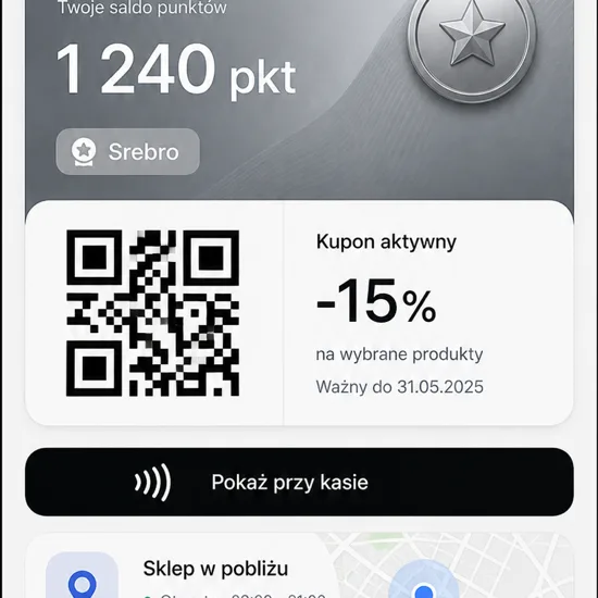 Komunikacja w programie - Mobile Wallet i aplikacja