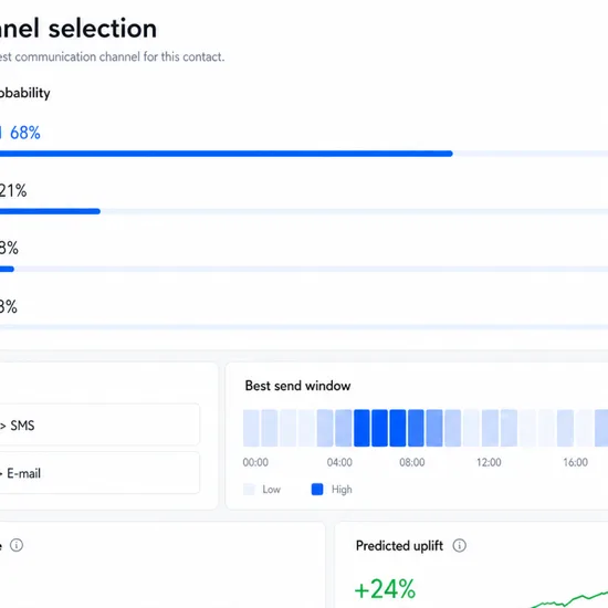 AI-based channel selection