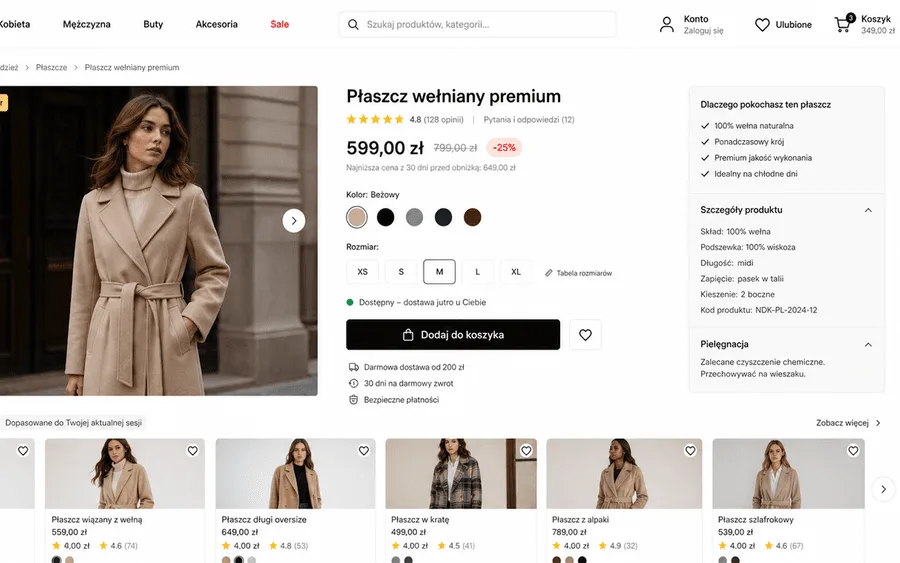 Rekomendacje produktowe AI w czasie rzeczywistym